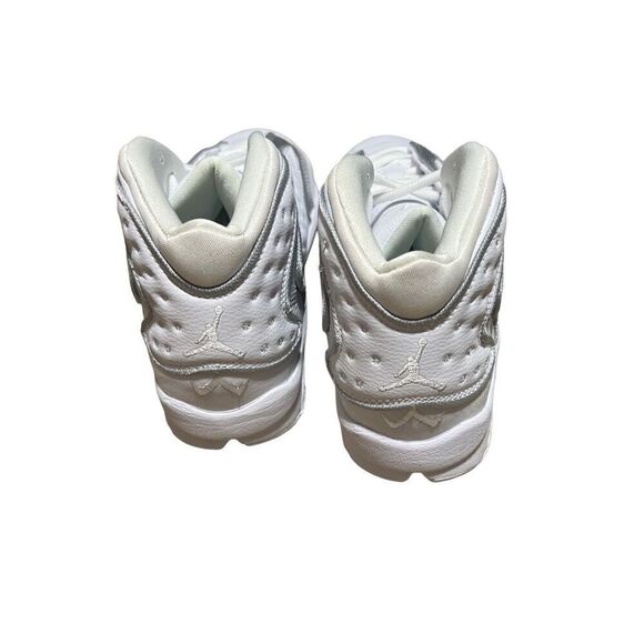 Nike Air Jordan OG White Metallic Silver Women's Size 7.5 - Picture 5 of 7